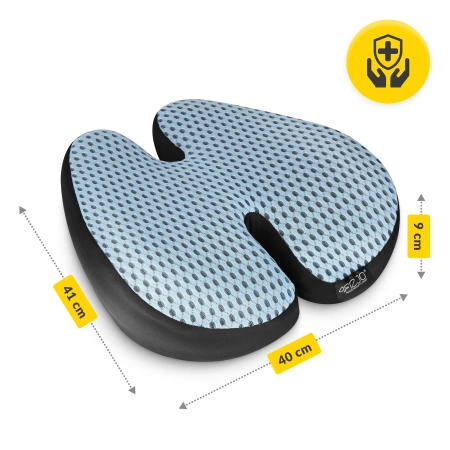 Ortopéd háttámasz párna, kék