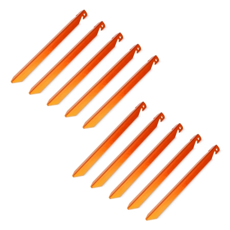 V-alakú alumínium sátorcövek, 18 cm, 10 db