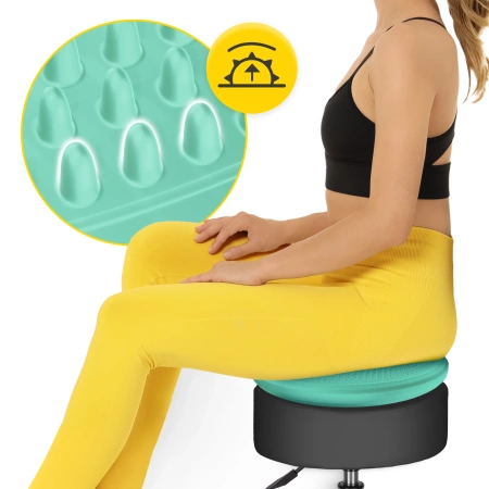 MED+ szenzomotoros párna, 33 cm, türkizkék