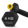 Classic öntöttvas kézisúlyzó, 2 x 6 kg
