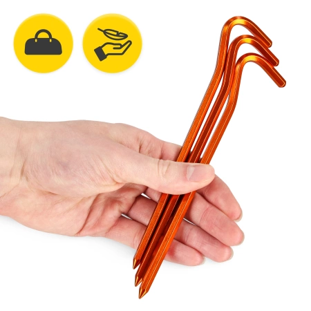 Alumínium sátorcövek, 10 db