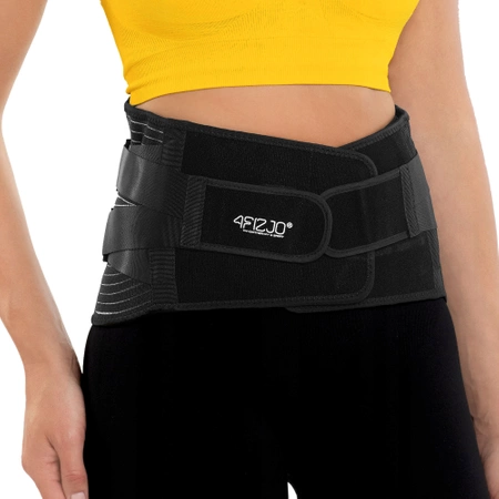 Ortopéd derékrögzítő, M, fekete