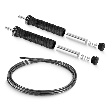 Súlyozott boksz ugrálókötél, 3 m, fekete