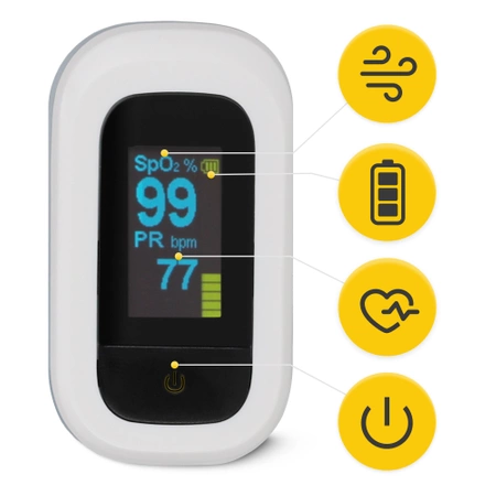 MED+ ujjra csíptethető pulzoximéter