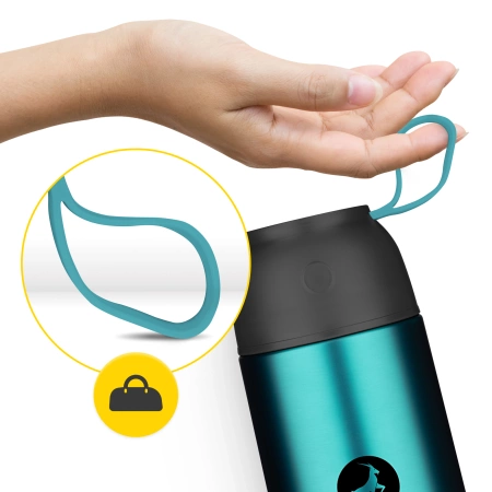 720 ml-es rozsdamentes acél ebédtermosz, kék