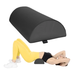 Félhenger párna, fekete