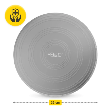 MED+ egyensúlyozó párna, 33 cm, szürke