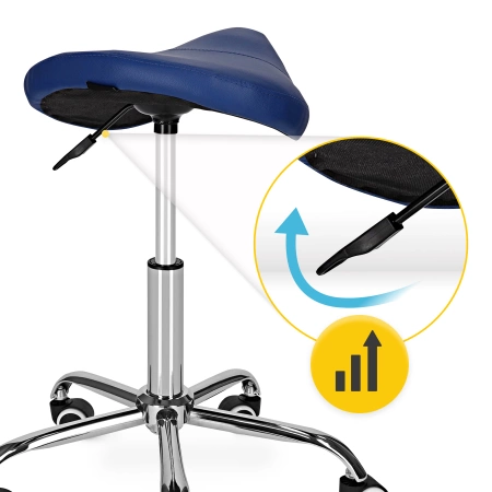 ERGO nyeregülésű forgószék, kék