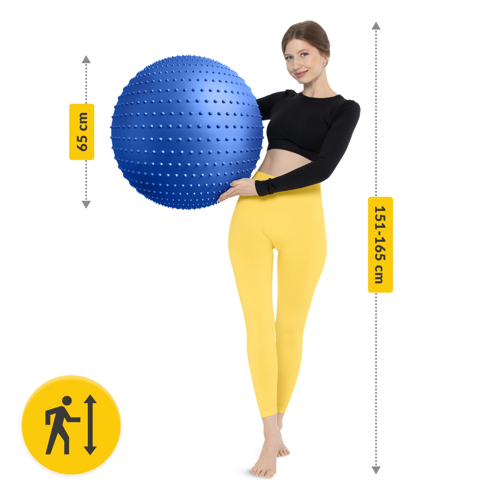 pilka gimnastyczna dmuchana do rehabilitacji 