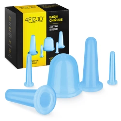 FACE+ szilikonköpöly készlet, 5 db, kék