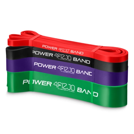 POWER BAND erősítő gumiszalag szett, 4 db