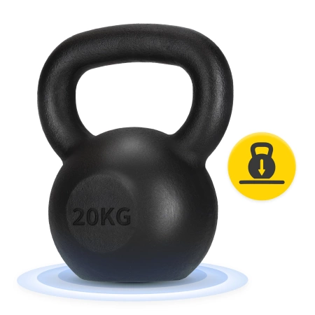 Öntöttvas kettlebell, 20 kg