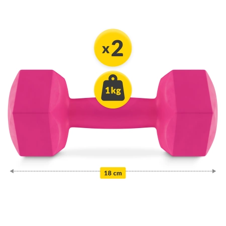 Bitumenes kézisúlyzó 2 x 1 kg