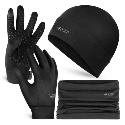 Unisex 3 az 1-ben termikus szett – sapka + nyakmelegítő + kesztyű S/M