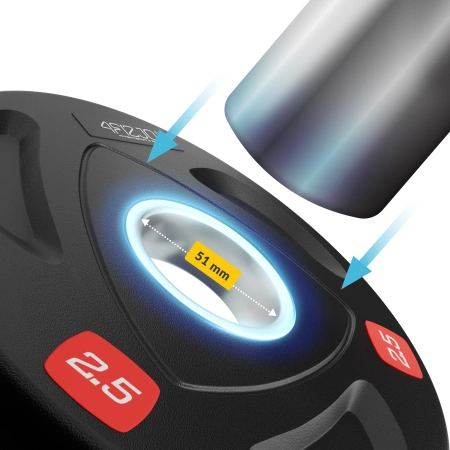 Olimpiai súlytárcsa, 2 x 2,5 kg