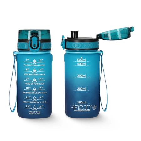 Gyermek kulacs, motivációs minta, 0,5 L, kék