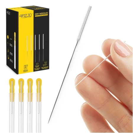 Vezetővel rendelkező akupunktúrás tűk, 100 db, 0,3 x 60 mm