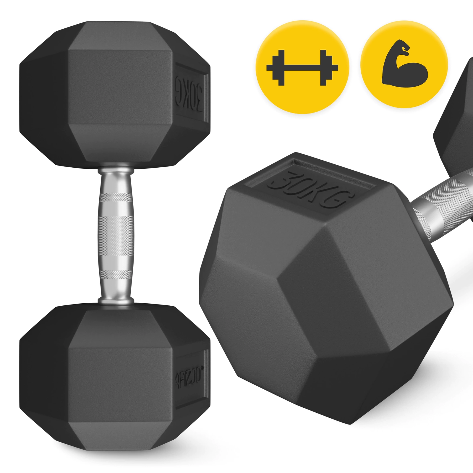 hantle stalowe do ćwiczeń siłowych