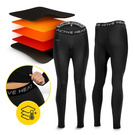 Unisex termikus nadrág – fekete, XL méret