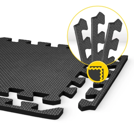 PUZZLE habszivacs védőszőnyeg, 30 x 30 cm, 24 db