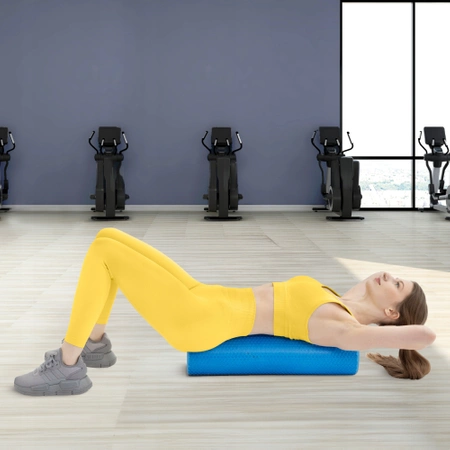 CARE+ bordázott masszázshenger, 60 cm, kék