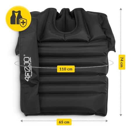 C8 kompressziós mellény nyirokmasszázshoz