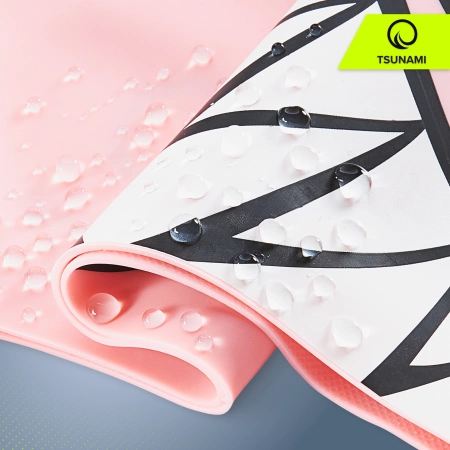 TSUNAMI gyermek úszósapka, cápa mintás, rózsaszín