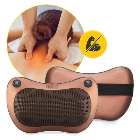 SHIATSU PRO+ masszázspárna, barna