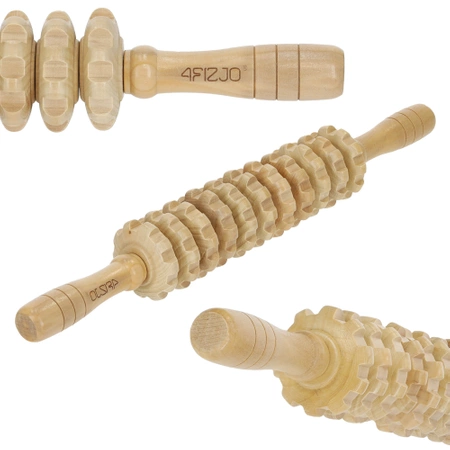 Nagy fa masszírozó henger