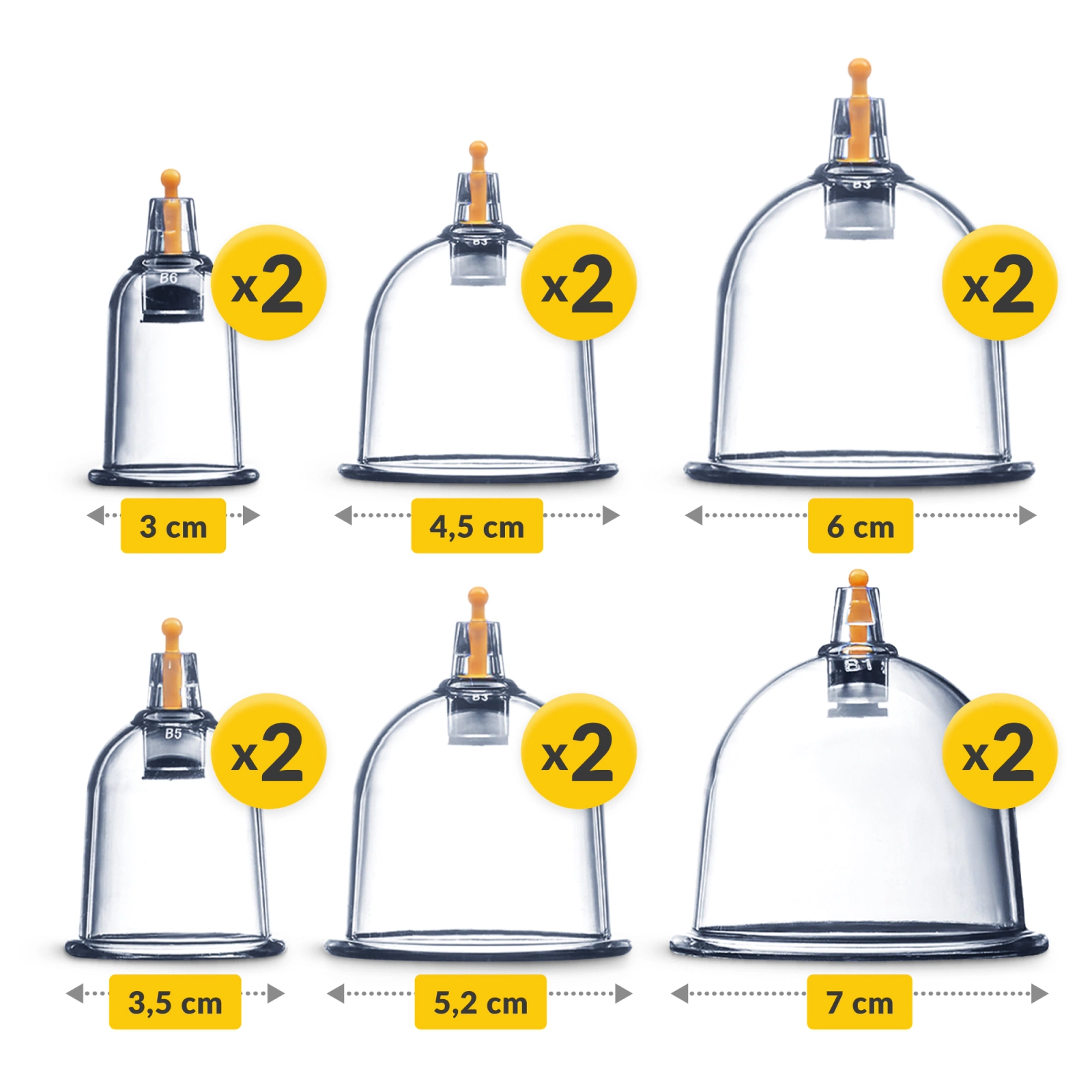 banki bezogniowe prozniowe lecznicze zestaw z pompka