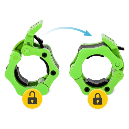 Olimpiai gyorsszorító gyűrű, 50 mm, zöld