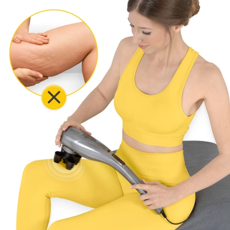 Kézi vibrációs testmasszírozó, szürke