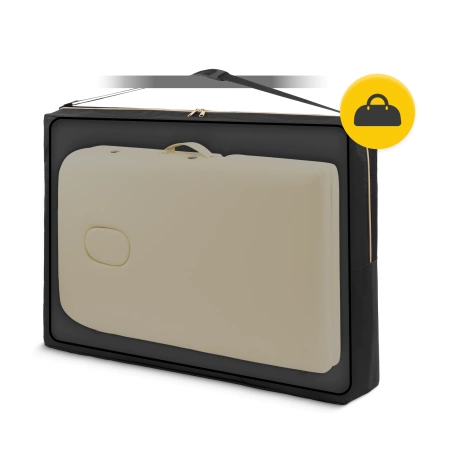 Fa masszázságy, 60 cm, bézs