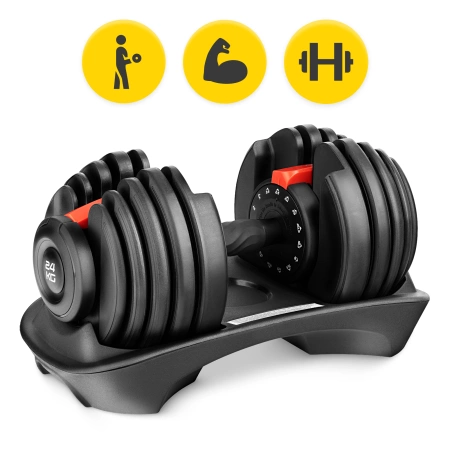 Premium állítható súlyzó, 24 kg