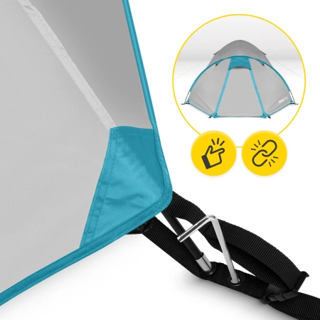 Mountain Goat PRIME TRIO turistasátor, szürke