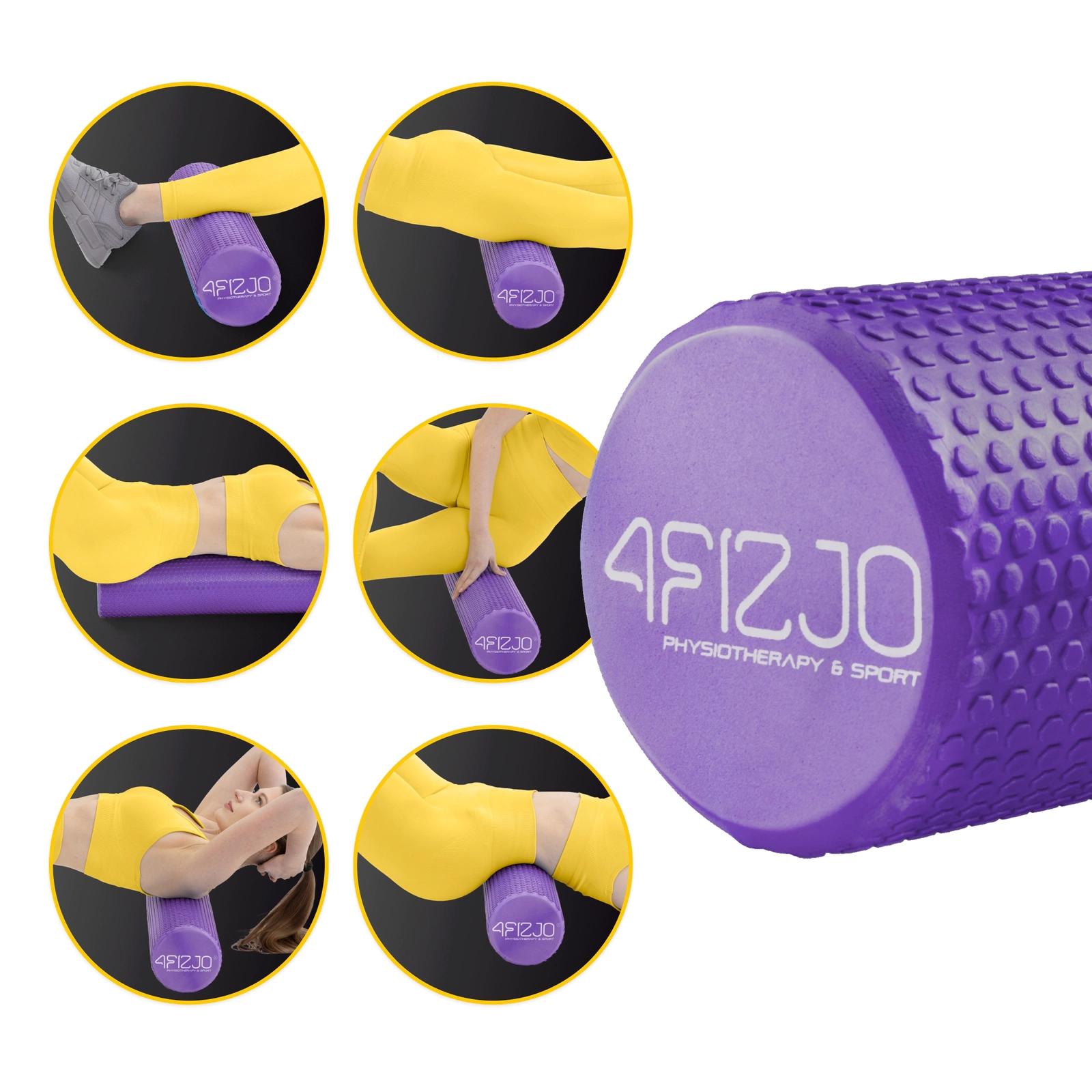 walek do masazu z mini wypustkami