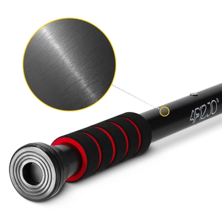 BASIC feszítőrúdas húzódzkodó rúd, piros