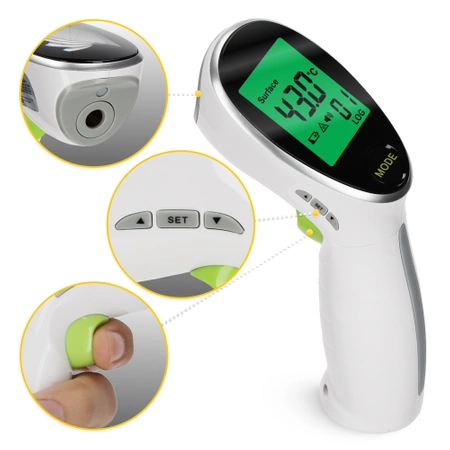 MED+ infravörös hőmérő érintésmentes méréshez