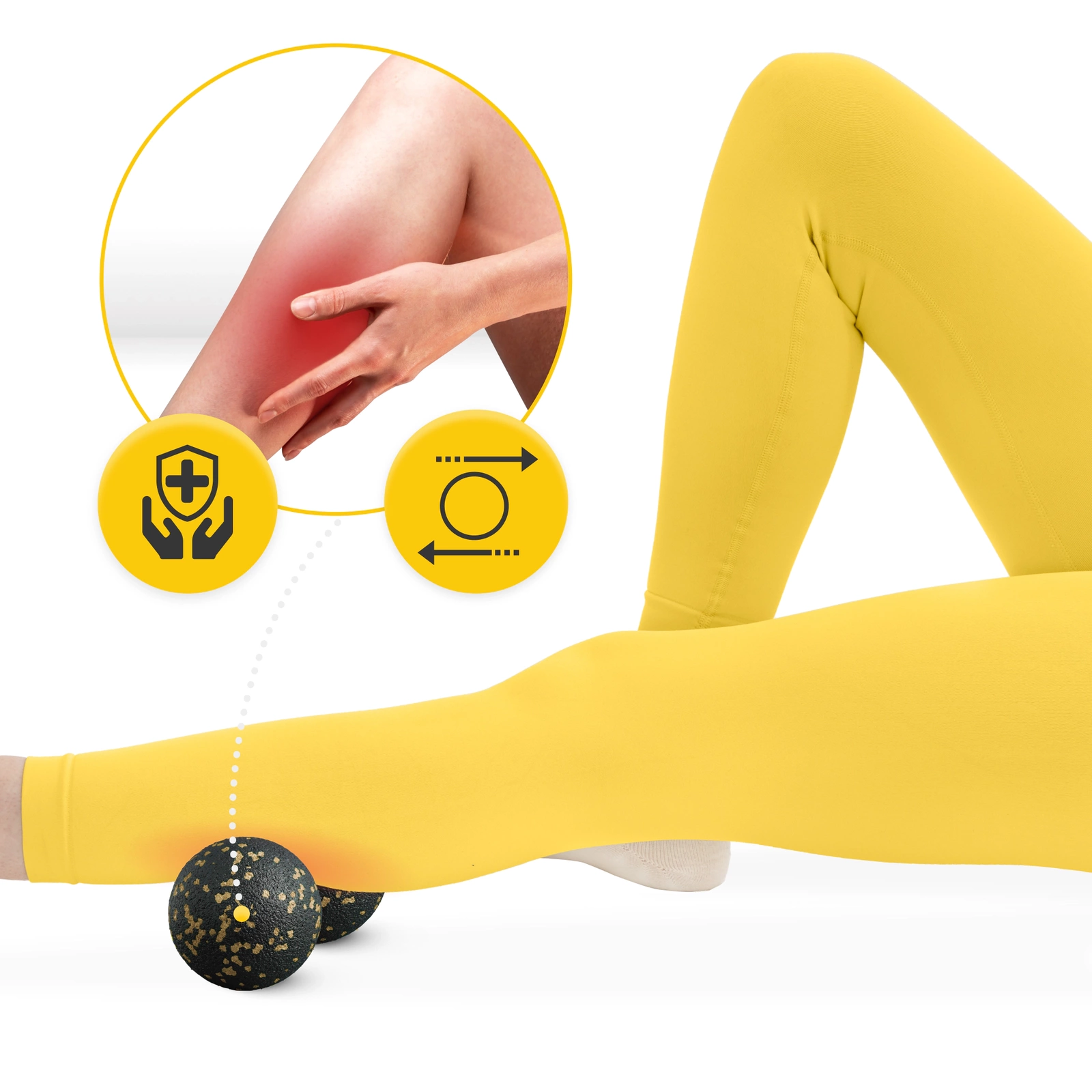 podwojna pileczka do masazu double ball punktowy masaz ciala