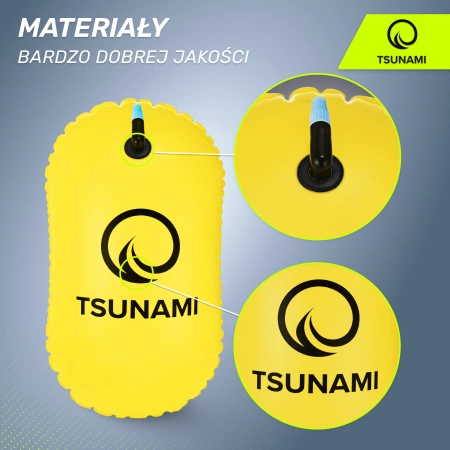 TSUNAMI felfújható biztonsági úszóbója, sárga