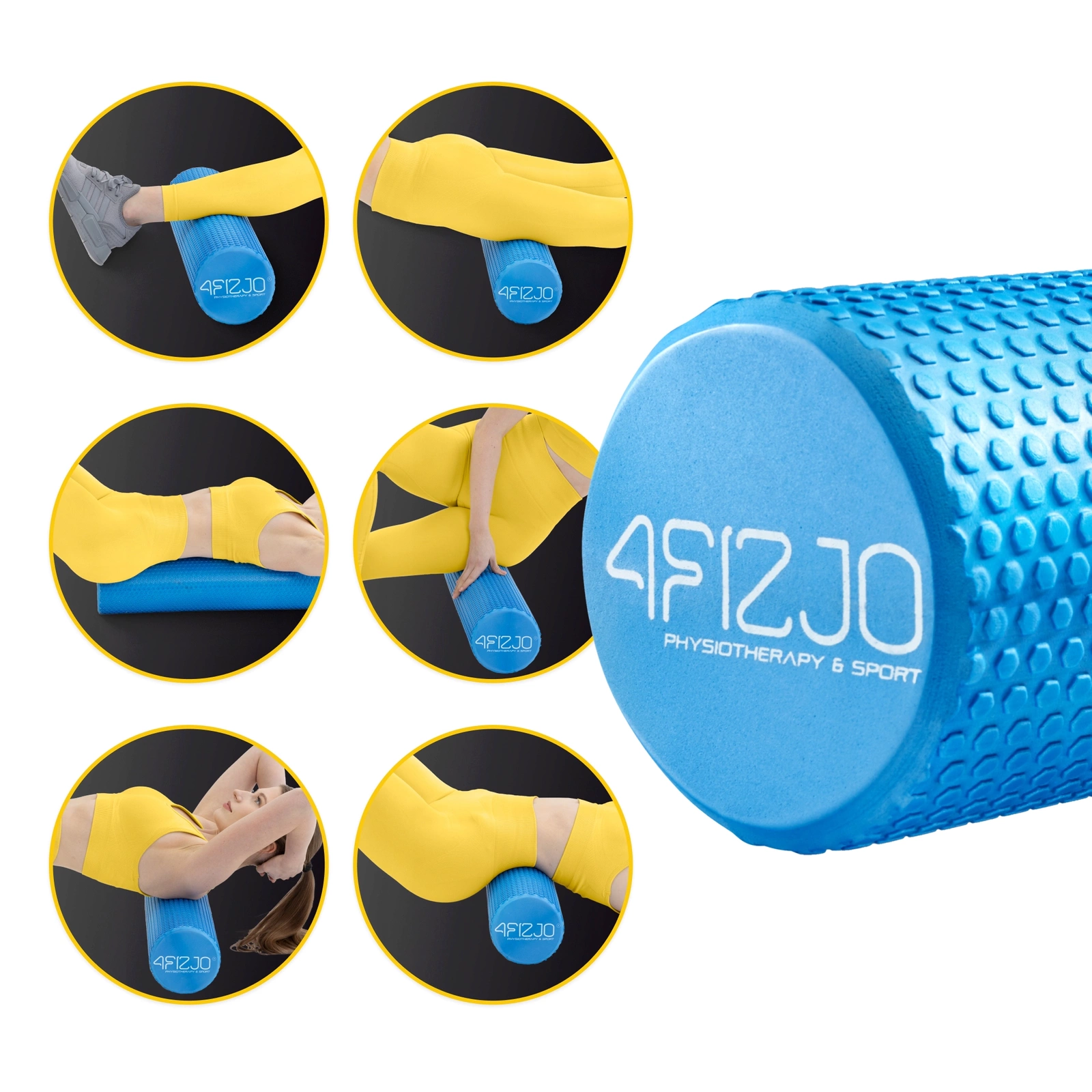 Roller do masażu z mini wypustkami Pentagram