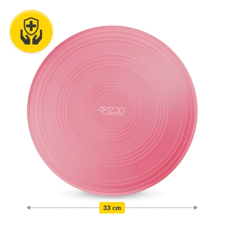 MED+ egyensúlyozó párna, 33 cm, rózsaszín