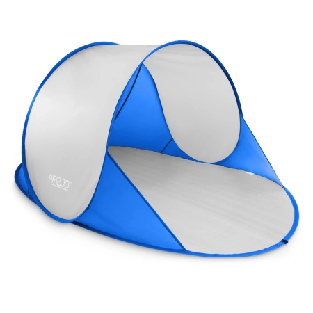 Önfelállító strandsátor, kék-szürke