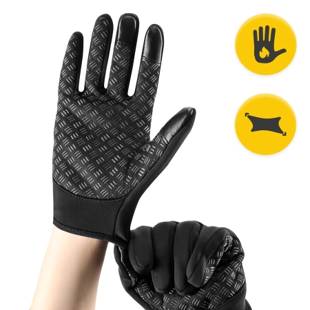 Termoaktív futókesztyű, XL