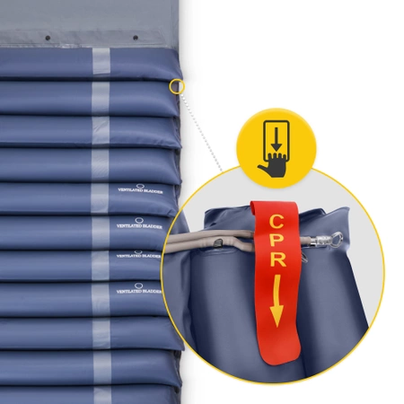 MED pumpával ellátott nyomáscsökkentő matrac