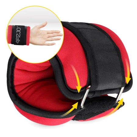 Boka- és csuklósúly, 2 x 1 kg