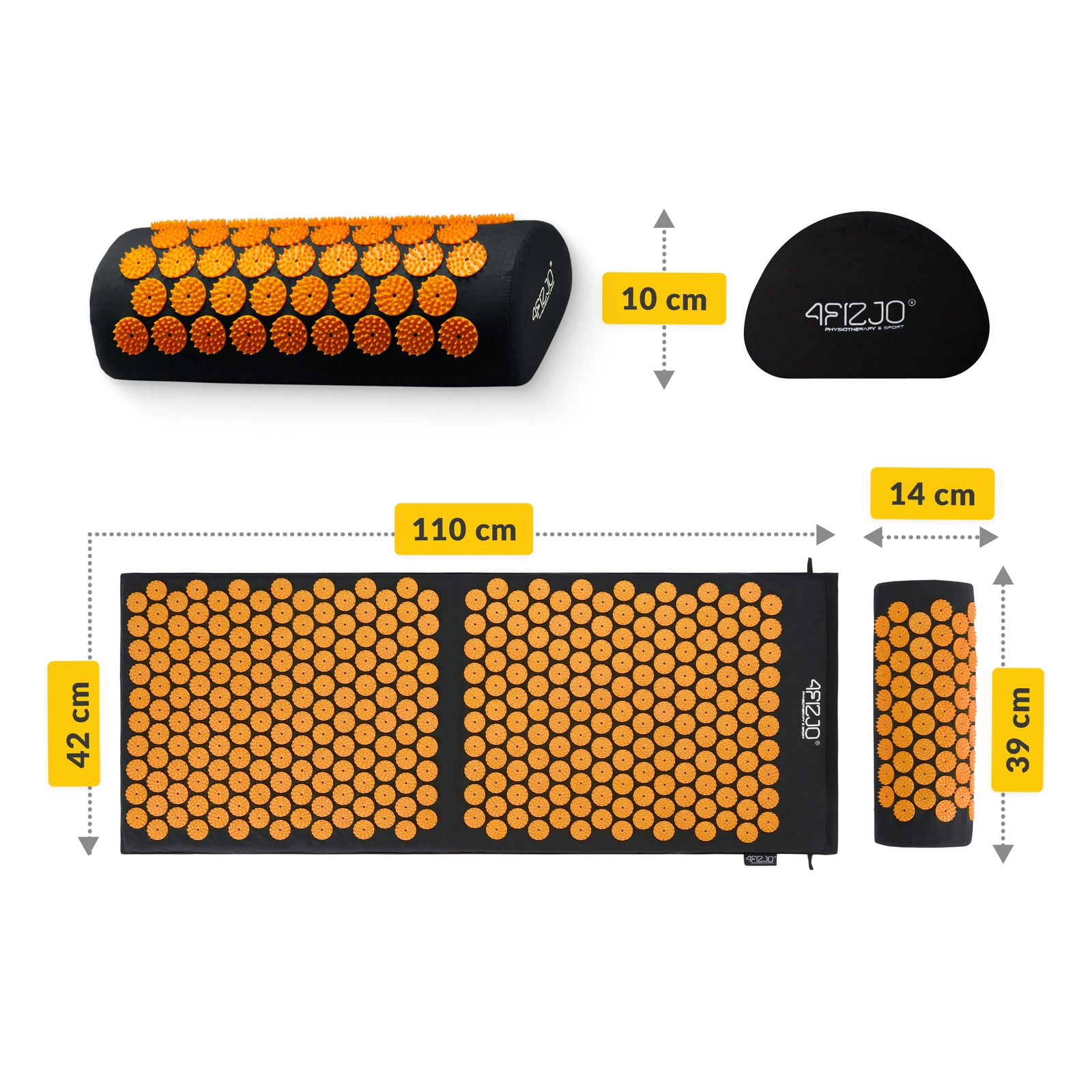 duża mata akupresura poduszka klasyczna