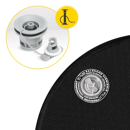 Felfújható jégfürdő téli úszáshoz, cseppvarrott, kerek