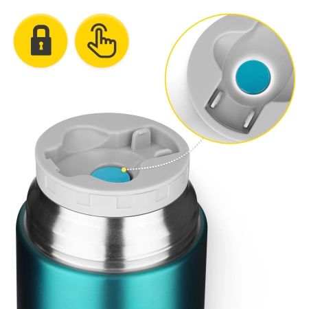 720 ml-es rozsdamentes acél ebédtermosz, kék