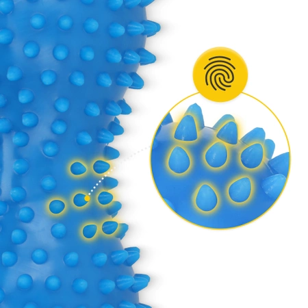 Dupla masszázslabda, kék